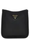 Prada Textured Leather Crossbody Bag With Gold-tone Hardware