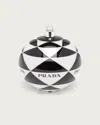 Prada Holiday Ornaments In Black/white