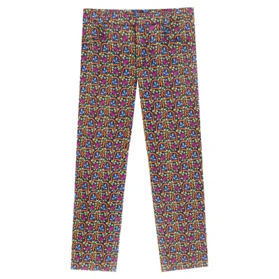 Pre-owned Prada × Holliday & Brown London Re-edition Cotton Printed Straight-leg Trousers
