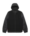 Prada Hooded Casual Jacket In Black