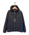 Prada Hooded Cotton Jacket In Brown