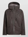 Prada Hooded Jacket Adjustable Drawstrings Waterproof Design In Multi