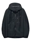 Prada Men's Technical Fabric Jacket In Blue