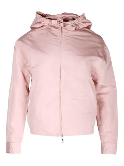 Pre-owned Prada Hooded Jacket In Pink