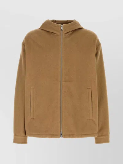 PRADA WOOL HOODED JACKET