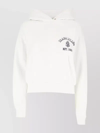 Prada Hooded Kangaroo Pocket Knitwear