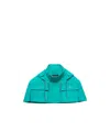 Prada Technical Fabric Capelet In Blue