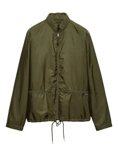 Prada Kapuzenjacke Mit Raglanärmeln In Green