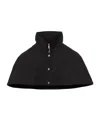 Prada Technical Fabric Capelet In Black