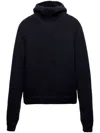 Prada Wool Turtleneck Sweatshirt In Blue