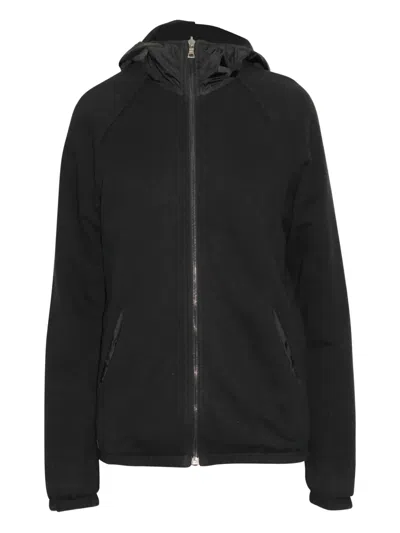 Pre-owned Prada Hooded Zip-up Jacket In Black