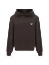 Prada Oversized Cotton Hoodie Sweatshirt