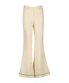 Prada Horn Casual Pants In Nude