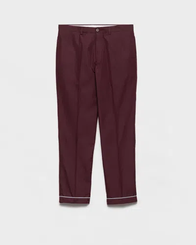 PRADA HOSE AUS BAUMWOLLE