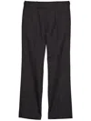 Prada Hose Aus Mohair Und Seide In Grau