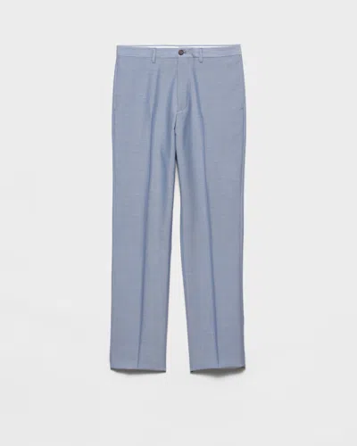 Prada Wool And Mohair Pants In Blue