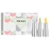 Prada Hydrating Mini Lip Balm Trio Gift Set In Multi