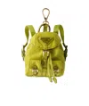 Prada Mini Icon Re-nylon Bag Charm In Fern Green