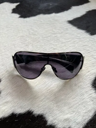 Pre-owned Prada Iconic Masque  Sunglasses • Black