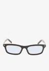 Prada Iconic Plaque Rectangular Sunglasses In Pattern