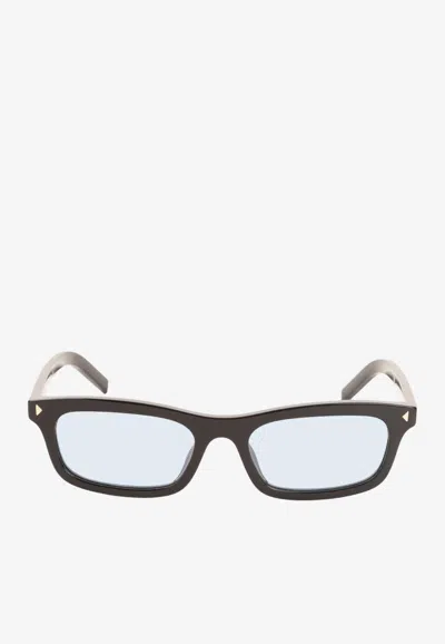 Prada Iconic Plaque Rectangular Sunglasses In Pattern