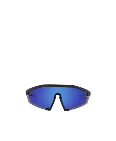 Prada Linea Rossa Impavid Sunglasses In Sea Blue Lenses