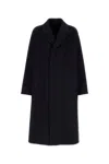 Prada Wool Blend Coat With Buttoned Cuffs