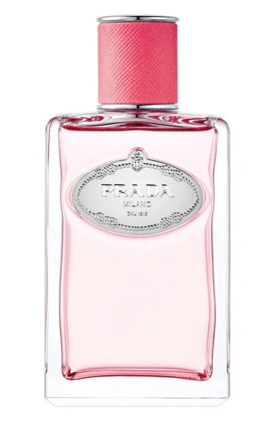 Prada Infusion De Rhubarbe Eau De Parfum 3.4 Oz. In Transparent