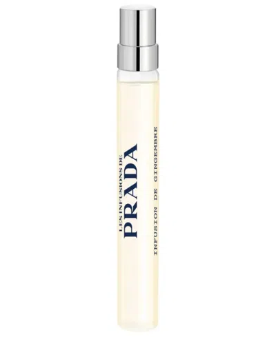 Prada Infusion Gingembre Eau De Parfum, 0.33 Oz. In Transparent