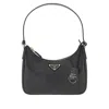 Prada Re-edition 2005 Re-nylon And Saffiano Mini Bag In Black