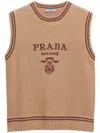 PRADA PRADA INTARSIA RIBBED VEST