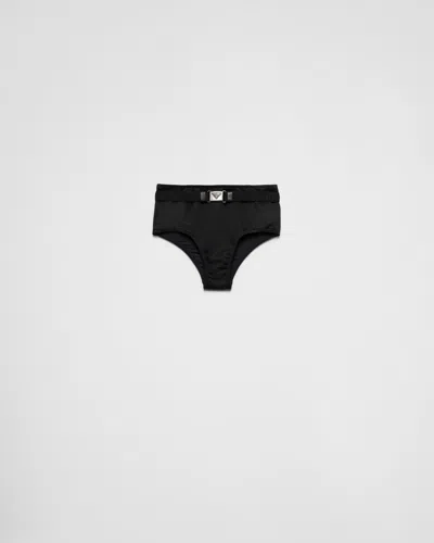 PRADA INTERLOCK FABRIC BIKINI BOTTOM