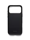 Prada Iphone 17 Pro Max Leather Phone Case In Black