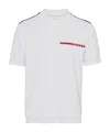 Prada Item O-neck Short-sleeved T-shirt In White