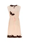 Prada Ivory Georgette Dress