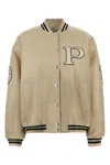 Prada Padded Leather Varsity Jacket