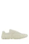 Prada Ivory Nappa Leather Montecarlo Re-edition 2005 Sneakers In White
