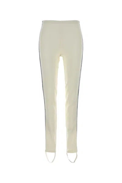 PRADA PRADA IVORY POLYESTER LEGGINGS