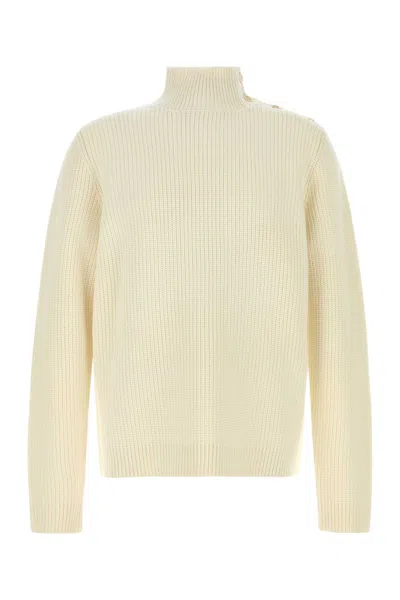 PRADA PRADA IVORY WOOL SWEATER