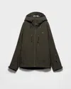 Prada Technical Fabric Jacket In Green