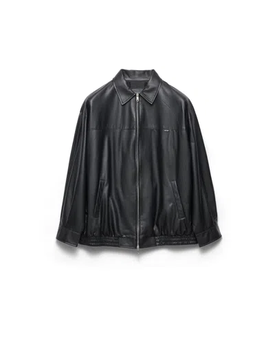 Prada Jacke Aus Nappa-leder In Black