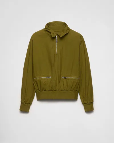 PRADA JACKE AUS POPELINE