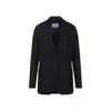 Prada Wool Jacket Notched Collar