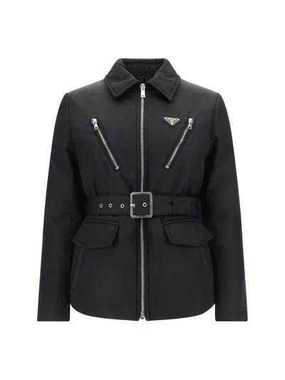 Prada Down Jackets In Black