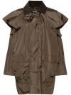 Prada Brown Polyamide Jacket In Brown