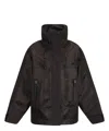 Prada Long-sleeved Casual Jacket In Brown