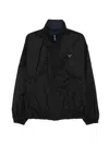 Prada Jacket With Application In Black