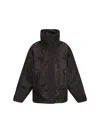 Prada Long-sleeved Casual Jacket In Ebano