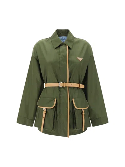 Prada Jacket In Green