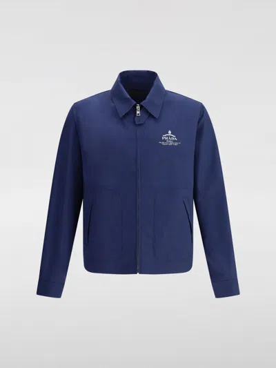 Prada Jacket Men Blue
